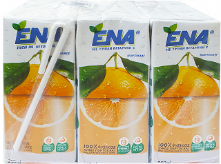 Ena Orange Juice 9X250ml
