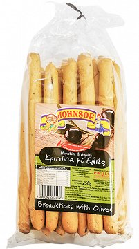 Johnsof Κριτσίνια Με Ελιές 250g