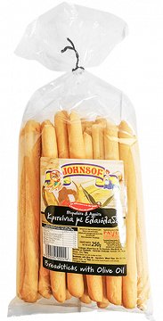 Johnsof Bread Sticks With Olive Oil 250g