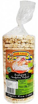 Johnsof Organic Rice Cakes 120g