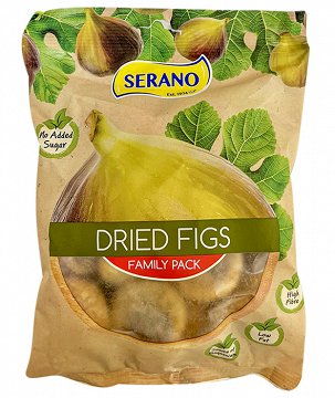 Serano Αποξηραμένα Σύκα Χωρίς Πρόσθετη Ζάχαρη 300g