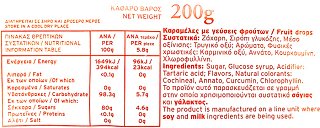Bye Bye Sweets Fruit Drops 200g
