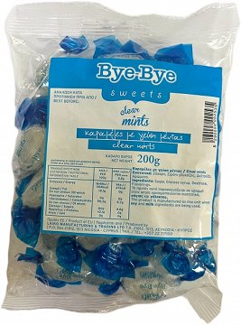 Bye Bye Sweets Clear Mints 200g