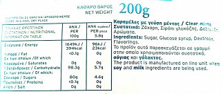 Bye Bye Sweets Clear Mints 200g