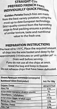 Freezeland French Fries 1kg