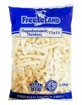 Freezeland Παραδοσιακές Πατάτες 11x11 2,5kg