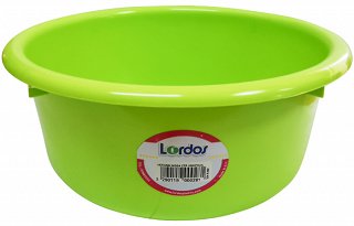 Lordos Πλαστική Λεκάνη Στρογγυλή 24cm Διάφορα Χρώματα 1Τεμ