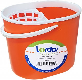 Lordos Κουβας Σφουγγαρίσματος 15L Διάφορα Χρώματα 1Τεμ