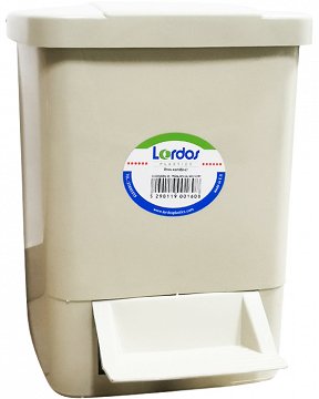Lordos Plastic Bin Various Colours 16L 1Pc