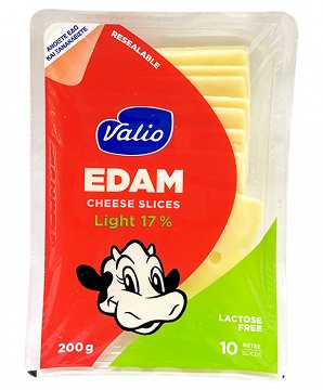 Valio Ένταμ Light 17% 10 Φέτες Χωρίς Λακτόζη 200g