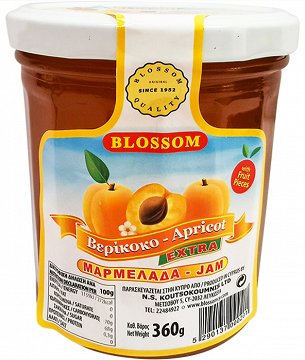 Blossom Extra Μαρμελάδα Βερίκοκο 360g