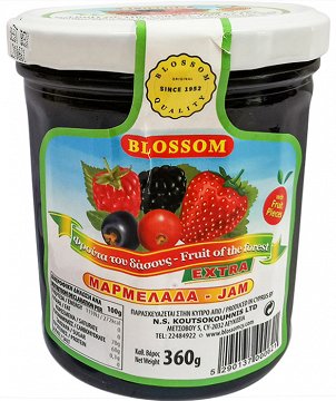 Blossom Extra Fruit Of The Forest Jam 360g