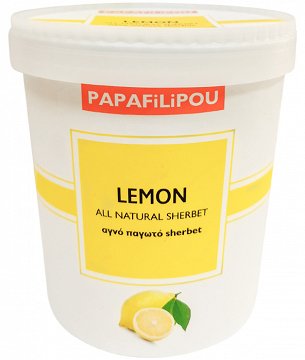 Papafilipou Ice Cream Sherbet Lemon 850ml