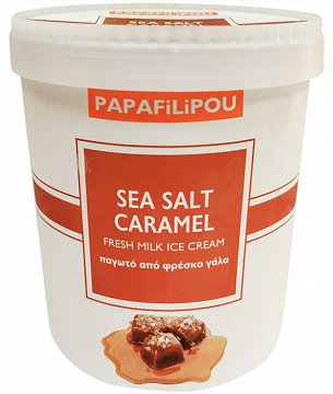 Papafilipou Sea Salt Caramel Ice Cream 850ml