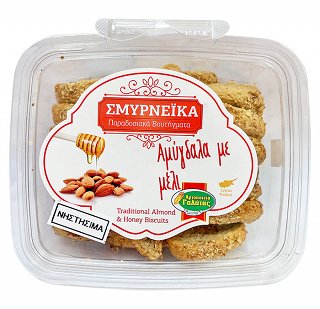 Galata Bakeries Traditional Smyrneika Biscuits With Almonds & Honey 330g