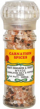 Carnation Spices Αλάτι Ιμαλαίων & Πιπέρι Μύλος 100g