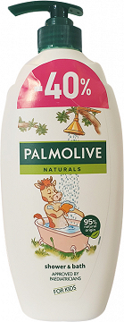 Palmolive Naturals Kids Σαμπουάν & Αφρόλουτρο 750ml -40%