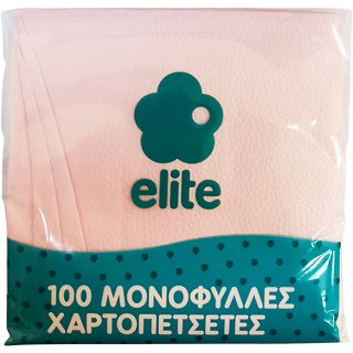 Elite Χαρτοπετέτες Ροζ 1Φυλλο 28x28cm 100Τεμ