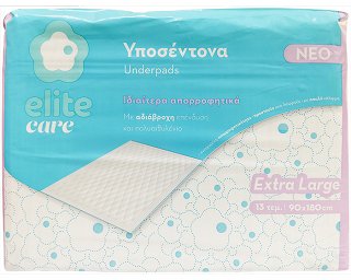 Elite Care Υποσέντονα Μίας Χρήσης Extra Large 90Χ180cm 13Τεμ