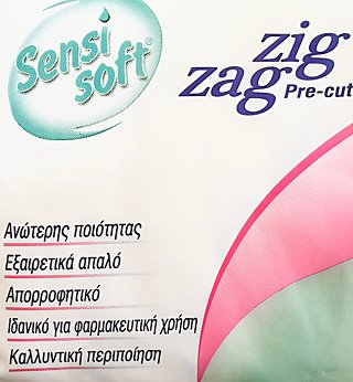 Sensi Soft Zig Zag Pre Cut Cotton 100g