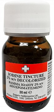 Βάμμα Ιώδιου Αποχρωματισμένο 2% 30ml
