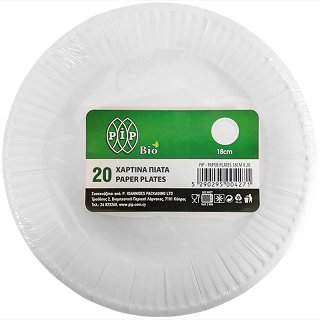 Pip Paper Plates 18cm 20Pcs