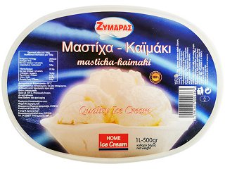 Ζυμαράς Παγωτό Μαστίχα Καϊμάκι 1L