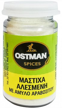 Ostman Μαστίχα Αλεσμέμη Με Άμυλο Αραβόσιτου 9g