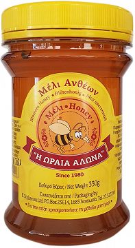 Η Ωραία Άλωνα Μέλι Ανθέων 330g