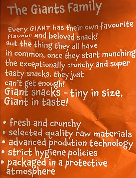 Giants Pops Τυρί Τσένταρ 100g
