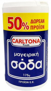 Carltona Μαγειρικη Σοδα 87.5g +50% Δωρεάν Προιόν