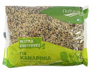 Natural Life Μείγμα Ζωοτοφής Για Καναρίνια 900g
