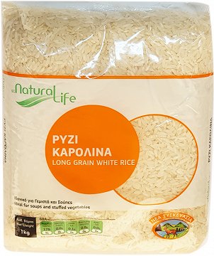 Natural Life Ρύζι Καρολίνα 1kg