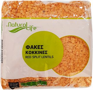 Natural Life Φακές Κόκκινες 500g