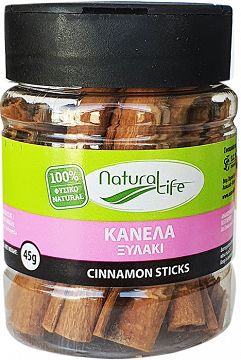 Natural Life Κανέλλα Στρογγυλή Ξυλάκι 45g