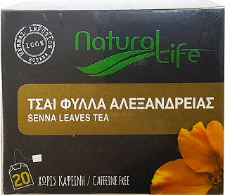 Natural Life Τσάι Φύλλα Αλεξάνδρειας 20Τεμ