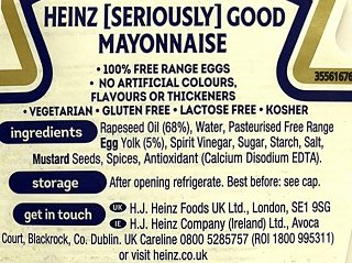 Heinz Mayonnaise 540g