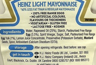 Heinz Μαγιονέζα Light 570g