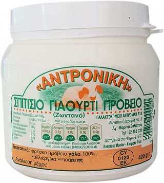 Antroniki Homemade Sheep Yogurt 420g