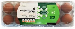 Tzioni Farm Medium Eggs 12Pcs