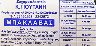 Patisserie K. Gioytani Baklava 500g