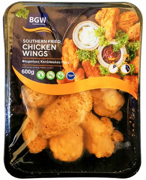 Bgw Southern Fried Chicken Wings 600g