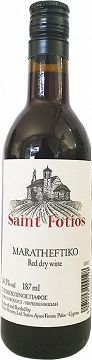 Kolios Saint Fotios Maratheftiko Red Dry Wine 187ml