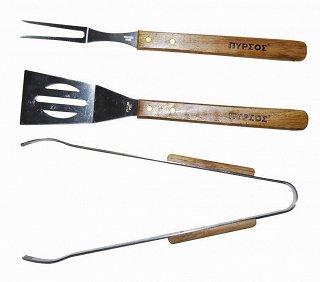 Pyrsos Bbq Tool Set 3Pcs