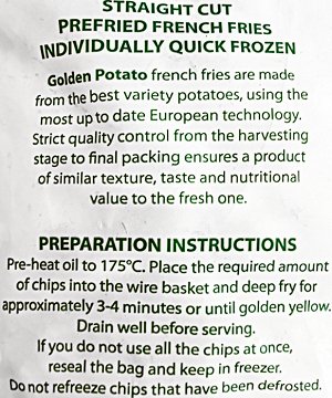 Freezeland French Fries 8x8 2,5kg