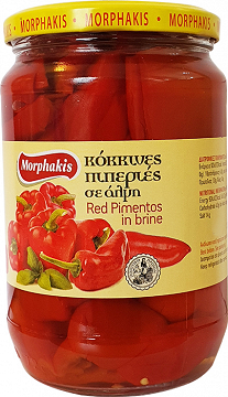 Morphakis Red Pimentos In Brine 700g