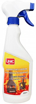 Unic Glass Spray Cleaner For Fireplaces & Heaters 500ml