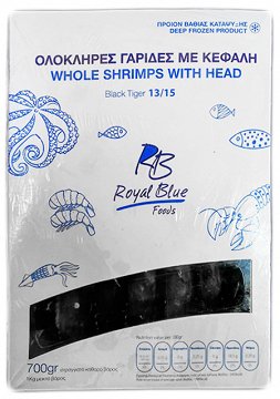 Royal Blue Γαρίδες Hoso Ολόκληρες Με Κεφάλι 13/15 1kg