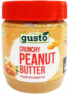Gusto Φυστικοβούτυρο Τραγανό 340g