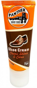 Panther Shoe Care Κρέμα Παπουτσιών Καφέ 75ml
